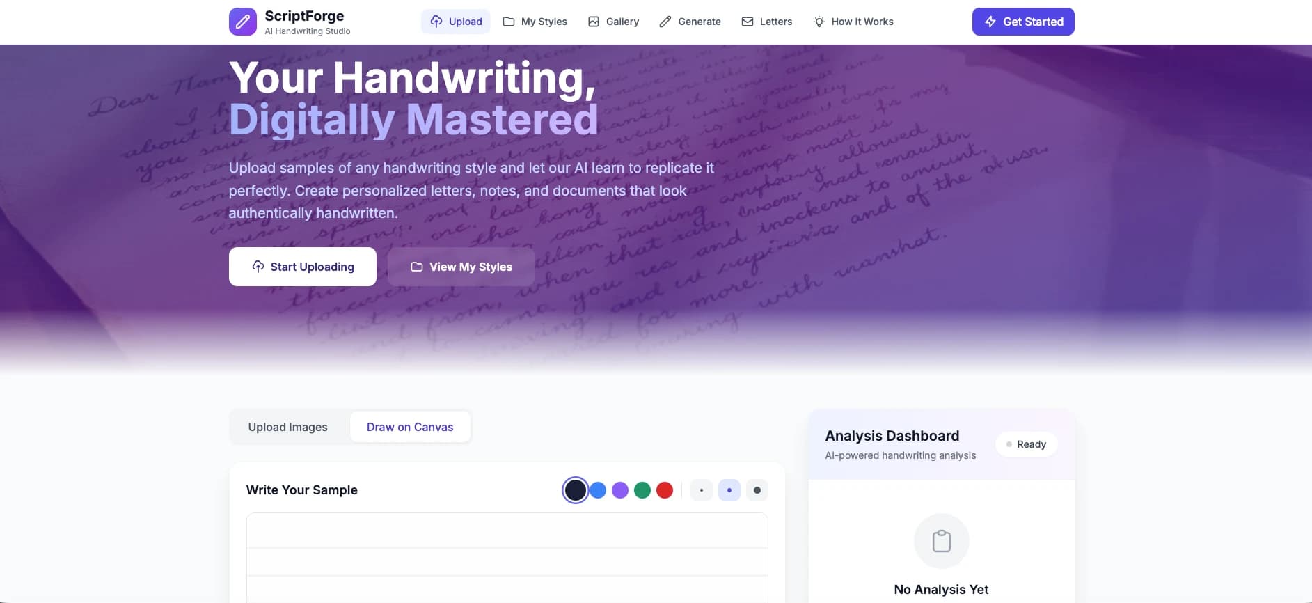 Handwriting Replicate Letter preview