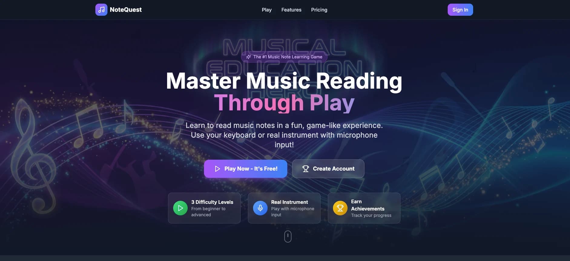 Music Game Learn 1 preview