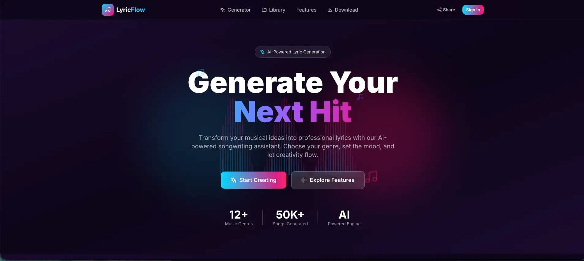 Music Lyrics Production preview