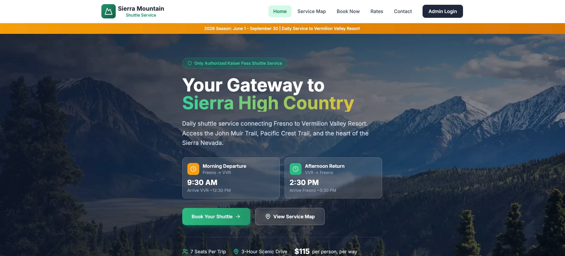 Shuttle Booking Nature preview