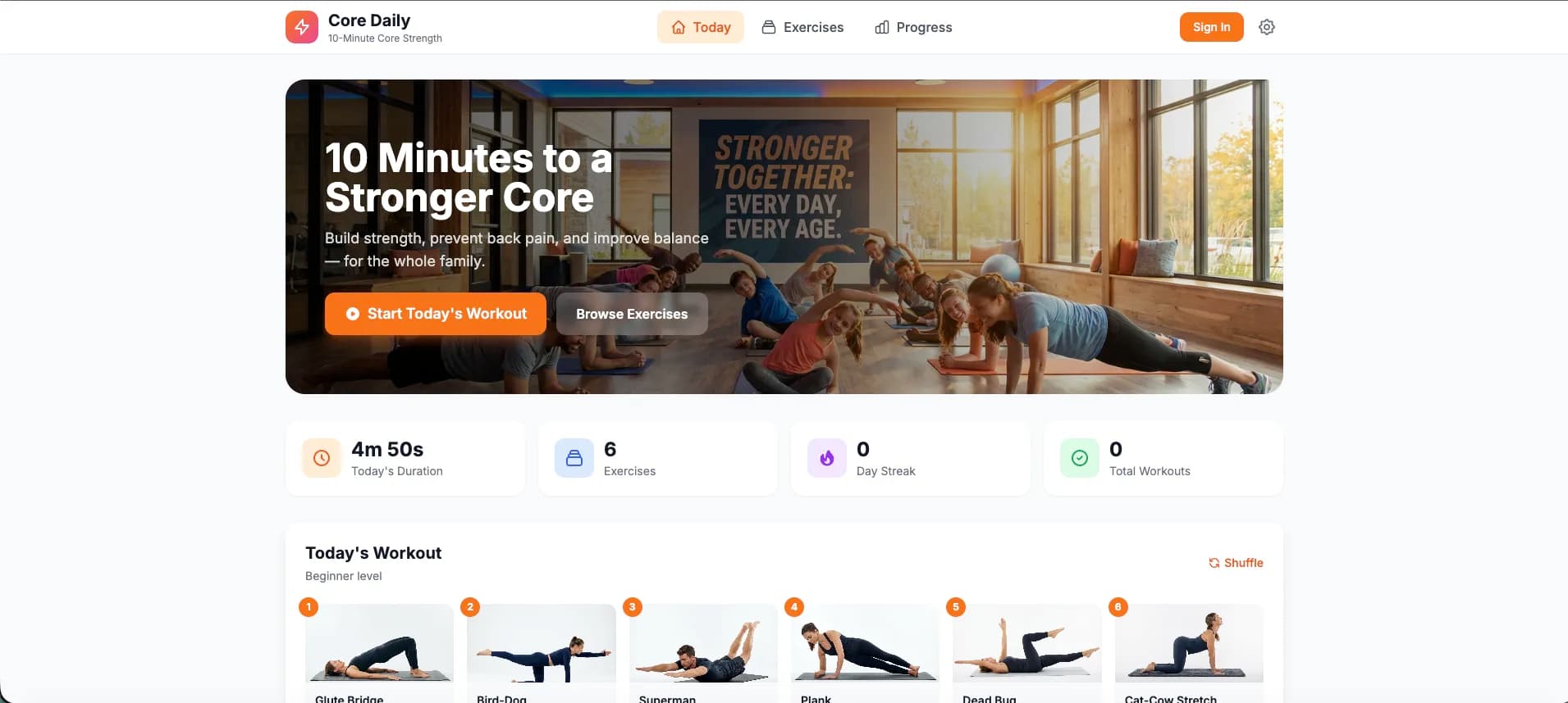 Workout Balance Strength preview